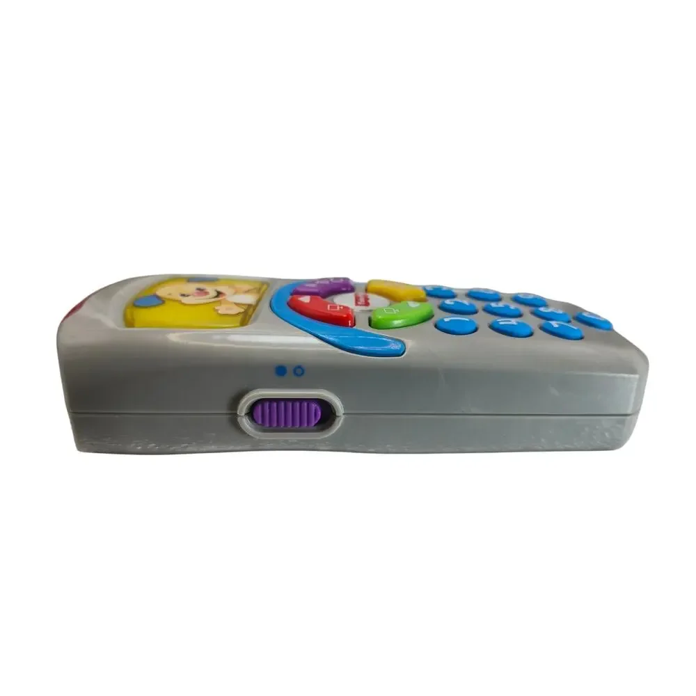 Fisher-Price Laugh &‎ Learn Puppy’s Remote Pretend TV Control Music Tested Gray